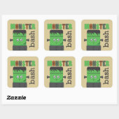 Sticker Carré Frankenstein (Feuille)