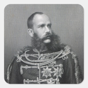 Sticker Carré Franz Joseph Ier d'Autriche