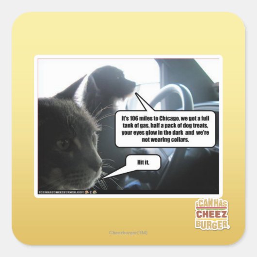 Sticker Carré Frappe-Le. (Devant)