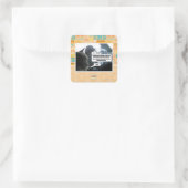 Sticker Carré Frappe-Le. (Sac)