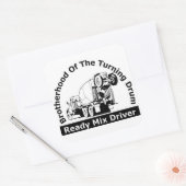 Sticker Carré Fraternité du tambour tournant (Enveloppe)