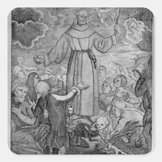 Sticker Carré Fray Junipero Serra (Devant)