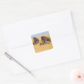 Sticker Carré Frederic Remington Art (Enveloppe)