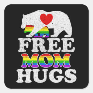 Sticker Carré Free Mama Hugs