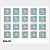 Sticker Carré French Kisses (Feuille)