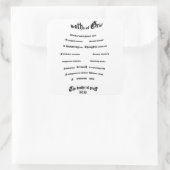 Sticker Carré Frère du deuil (Sac)