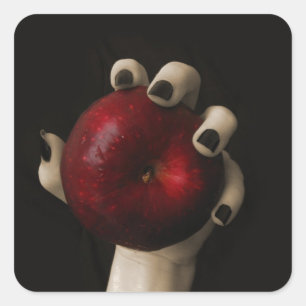 Sticker Carré Frères Grimm Tempting Witch