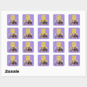 Sticker Carré FRIENDS™ | Citation Go Long (Feuille)