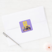 Sticker Carré FRIENDS™ | Citation Go Long (Enveloppe)