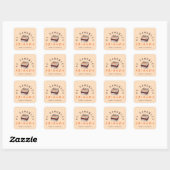 Sticker Carré FRIENDS™ | Mon Sandwich (Feuille)