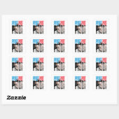 Sticker Carré FRIENDS™ | PIVOT PIVOT PIVOT Citation (Feuille)
