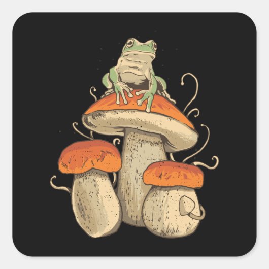 Sticker Carré Frog On (Devant)