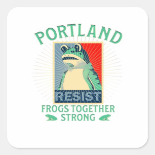 Sticker Carré Frogs Classic