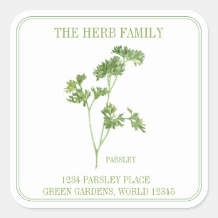 Sticker Carré FROID DE PARSLEY Gros Carré Enveloppe Phoques
