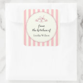 Sticker Carré From the kitchen of Small Business (Sac)