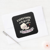 Sticker Carré Fromage de Grèce - Amateurs de Feta (Enveloppe)