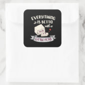 Sticker Carré Fromage de Grèce - Amateurs de Feta (Sac)