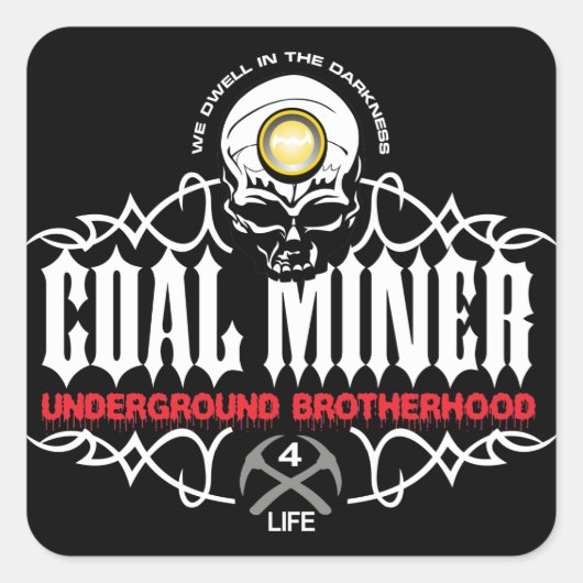 STICKER CARRÉ FRONTIÈRES SOUTERRAINES (Devant)