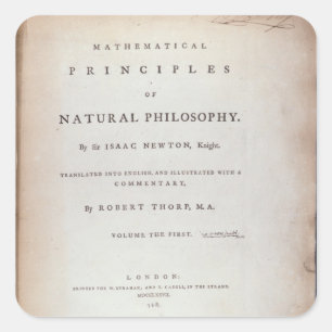 Sticker Carré Frontispice au volume I