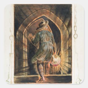 Sticker Carré Frontispiece to 'Jerusalem' (Bentley Copie E) 1804