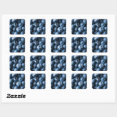 Sticker Carré Fruit aux bleuets (Feuille)