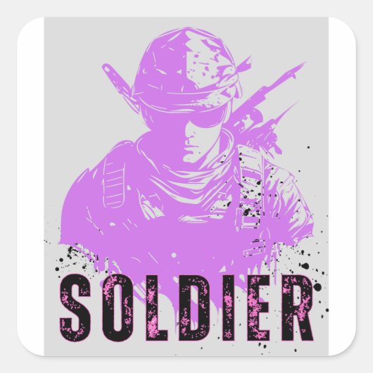 Sticker Carré Fruit du Loom Eversoft (Devant)