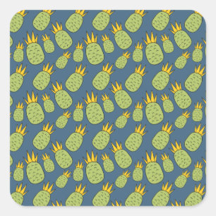 Sticker Carré Fruit motif transparent motif de surface de frui