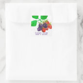 Sticker Carré Fruits De Blackberry Frais Du Jardin De (Sac)