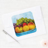 Sticker Carré Fruits d'été (Enveloppe)