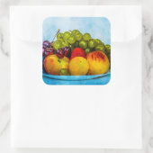 Sticker Carré Fruits d'été (Sac)