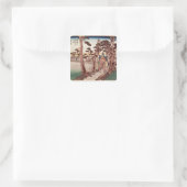 Sticker Carré Fuji de Yoshiwara (Sac)