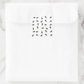 Sticker Carré Fun Black Ant Bug (Sac)