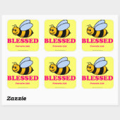 Sticker Carré Fun Christian (Feuille)