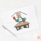 Sticker Carré Fun Christian (Enveloppe)