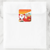 Sticker Carré Funny Cartoon (Sac)