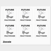 Sticker Carré Futur infirmier praticien 2 (Feuille)