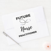 Sticker Carré Futur infirmier praticien 2 (Enveloppe)