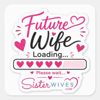 Sticker Carré Future femme en chargement