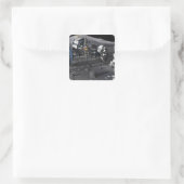 Sticker Carré Futures missions d'exploration spatiale (Sac)