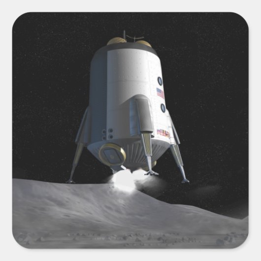 Sticker Carré Futures missions d'exploration spatiale 12 (Devant)