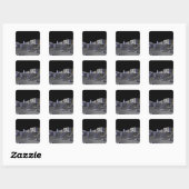 Sticker Carré Futures missions d'exploration spatiale 13 (Feuille)