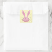 Sticker Carré Fuzzy Bunny (Sac)