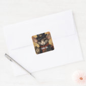 Sticker Carré Fuzzypaws steampunk (Enveloppe)