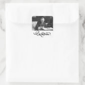 Sticker Carré G. K. Chesterton au travail (Sac)