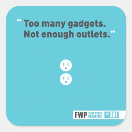 Sticker Carré Gadgets (Devant)