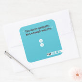 Sticker Carré Gadgets (Enveloppe)