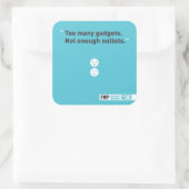 Sticker Carré Gadgets (Sac)