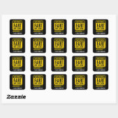 Sticker Carré Gag drôle (Feuille)