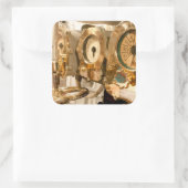 Sticker Carré Gages Et Instruments De Navigation Sur Sous-Marin (Sac)