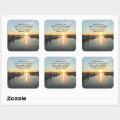 STICKER CARRÉ GALATIENS 5 SUNSET PHOTO (Feuille)